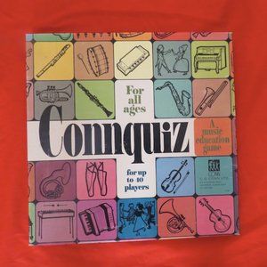 Vintage Connquiz Conquiz Music Game   NEVER USED